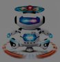 Интерактивен робот с функции за въртене на 360 градуса, танцува, пее и свети, снимка 1 - Музикални играчки - 44348473