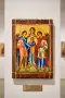 Дървена икона Събор на Светите Архангели (Архангеловден) – Ръчна изработка, снимка 2