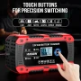 10 A зарядно за кола, 12 V, 7-степенно зареждане , LCD екран, за автомобили, мотоциклети, камиони, снимка 7