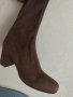 Ives Saint Laurent. Original. Size 41 Дълги ластични ботуши. Велур, снимка 3