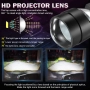 LED крушки с  лупа за основен фар H7 plug and play, снимка 12