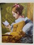 Вилеров гоблен нов "Момичето с книгата", снимка 1 - Гоблени - 41496188