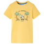 Детска тениска, светла охра, 116（SKU:11686, снимка 1 - Детски тениски и потници - 44724571