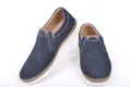 Тъмно сини мъжки обувки - Набук, снимка 2
