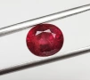 Рядък Ненагряван Сертифициран Рубин 3.18 карата от Уинза, Танзания – Истинско Съкровище! , снимка 11
