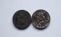 Лот от два броя монети 5 стотинки от 1888 година, снимка 6