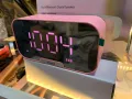 Bluetooth Високоговорител + Дигитален Будилник / Радио / t°, снимка 1