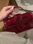 Червена мини чанта , снимка 4