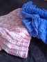 Ръчно плетено меко бебешко одеало от мерино вълна - 90 х 90 размер, снимка 1 - Спално бельо и завивки - 41806802