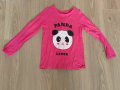 Розова блуза панда, снимка 1 - Детски Блузи и туники - 41633949