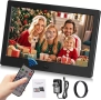 Електронна фоторамка с дистанционно управление, IPS екран, Фото/Музикален/Видео плейър/Календар/, снимка 1