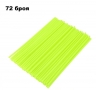 СЛАМКИ ЗА СПИЦИ 72 БР.- син, жълт,НЕОН- 2546, снимка 10