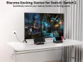 Нова ТВ докинг станция за Nintendo Switch 2 4K HDMI бързо зареждане USB 3.0 100W PD, снимка 6