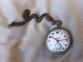 стар джобен часовник "МОЛНИЯ" - USSR с кюстек, снимка 1 - Антикварни и старинни предмети - 44413108