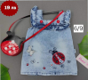 Дънкови дрехи за момиче , снимка 1 - Детски комплекти - 44806575