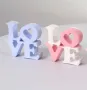 LOVE ❤ Букви надпис силиконов молд форма смола шоколад гипс свещ декор , снимка 3