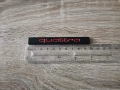 Audi Quattro черно с червено метална емблема, снимка 2