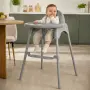 Детско столче за хранене, сиво, снимка 5