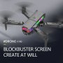 Drone F190 черен модел с LED, 4k камера, Wifi свързаност, сензор за гравитация, 360° ротация и сензо, снимка 6