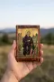 Дървена икона Свети Перегрин (Заккрилник и лечител) – Ръчна изработка, снимка 4