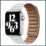 Кожена Магнитна Каишка за Apple Watch 8 Ultra 7 6 SE 5 4 44 40mm, снимка 4