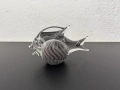 Шведска ръчно изработена фигура на риба - FM Konstglas  , снимка 2
