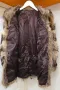 Дамско палто естествен косъм размер М-Л , снимка 8