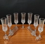 Комплект от 9 бр.кристални чаши*Cristal D'arques Paris*, снимка 2
