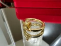CARTIER Nail Juste un Clou Classic Gold Пръстен Пирон, снимка 4