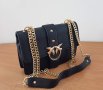 Луксозна Черна чанта Pinko  код IM458, снимка 2