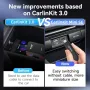 Нов Адаптер за безжичен CarPlay, 5GHz Bluetooth, Plug & Play за кола, снимка 10