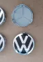 Капачки с лого / емблема  VW за джанти от мерцедес 75 мм, снимка 3