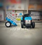 ТОП ЦЕНА!НОВО!Акумулаторен трактор с ремарке Dallas BLUE с 12V батерия, снимка 3