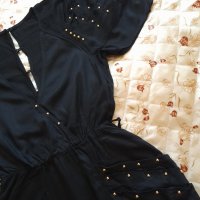 Черна екстравагандна рокля, снимка 2 - Рокли - 39231480