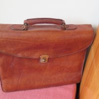 Vintage, Italy,кожена чанта за документи, бизнес чанта, снимка 3 - Чанти - 41204808