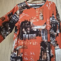 СТРАХОТНА БЛУЗА МАКСИ РАЗМЕР 2XL, снимка 4 - Блузи с дълъг ръкав и пуловери - 34101660