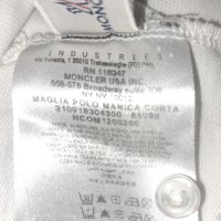 Moncler maglia polo manica corta short sleeved polo shirt (XL) мъжка спортна тениска, снимка 6 - Тениски - 40245530