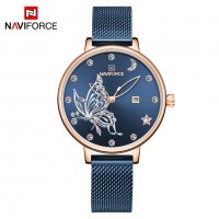Дамски часовник NAVIFORCE Blue/Gold 5011 RGBE., снимка 3 - Дамски - 34724671