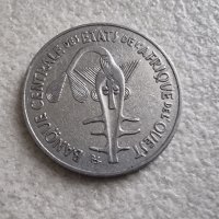 Монета . Африка. Западна Африка. 100 франка . 1996 г , снимка 1 - Нумизматика и бонистика - 41623074