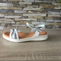 Дамски бели сандали  естествена кожа №36, снимка 3 - Сандали - 41558715