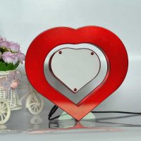 Левитираща фото рамка сърце със светеща стойка, снимка 6 - Романтични подаръци - 44197655