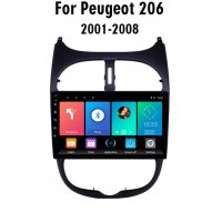 PEUGEOT 206, 2000-2016 - 9'' Навигация Андроид Мултимедия GPS, 9101, снимка 1 - Аксесоари и консумативи - 34510902