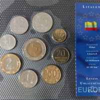 Комплектен сет - Литва 1991-2001 , 9 монети , снимка 1 - Нумизматика и бонистика - 44422080