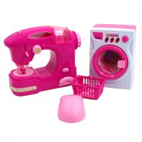 Комплект Happy Family машина за шиене и пералня, снимка 2 - Играчки за стая - 40190313