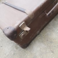 Куфар  от жакард от 1966г, снимка 12 - Антикварни и старинни предмети - 40626377