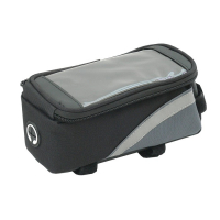 Водоустойчива вело чанта Automat, Чанта с джоб за телефон, Черна, снимка 1 - Аксесоари за велосипеди - 36234621