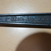 Стар раздвижен ключ BAHCO - малък размер, снимка 5 - Ключове - 39156192