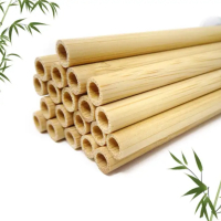 Бамбукови сламки за многократна употреба, снимка 4 - Аксесоари за кухня - 44729738