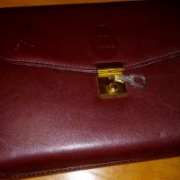 Мъжка чанта за ръка от естествена кожа Нова! марка Mihail бордо с ключалка, снимка 14 - Чанти - 34441227