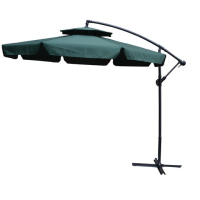 Висящ чадър тип Камбана ZR2720 D тъмнозелен 300см, снимка 1 - Градински мебели, декорация  - 44595654